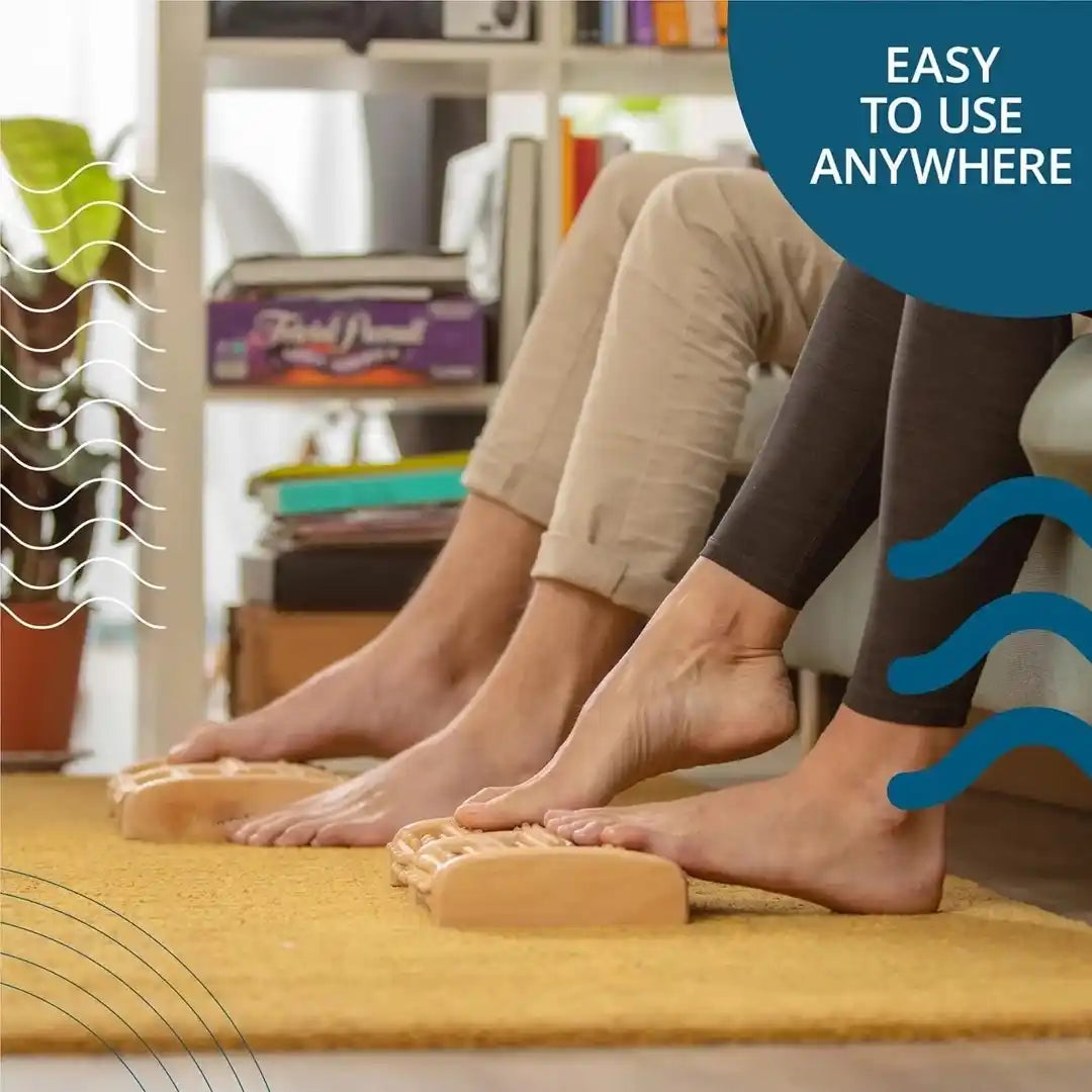 Premium Wooden Foot Massager Roller