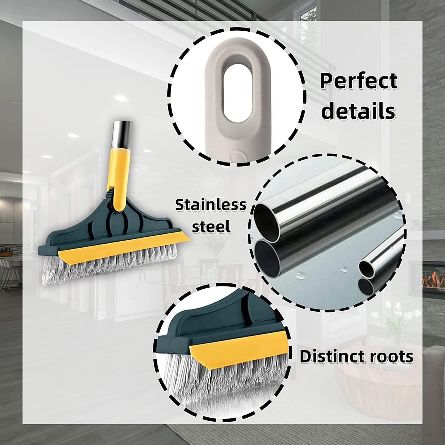 Adjustable Long Handle Wiper Brush