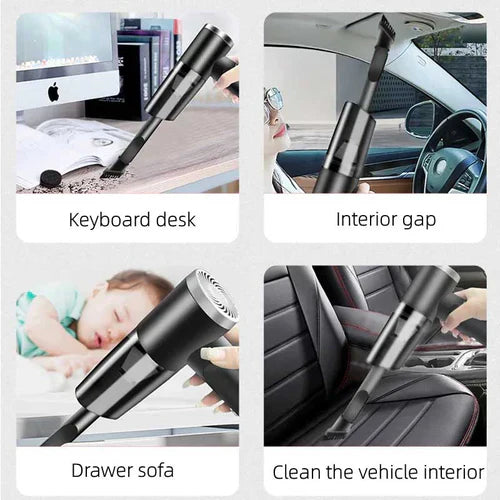 Imported Cordless 3-in-1 Rechargeable Vacuum Cleaner and Blower - Cleans up every corner of your Home and Car