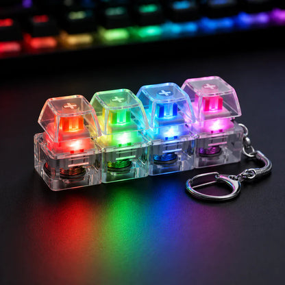 Keyboard Fidget Stress Relief Keychain for Kids & Adults (KC)