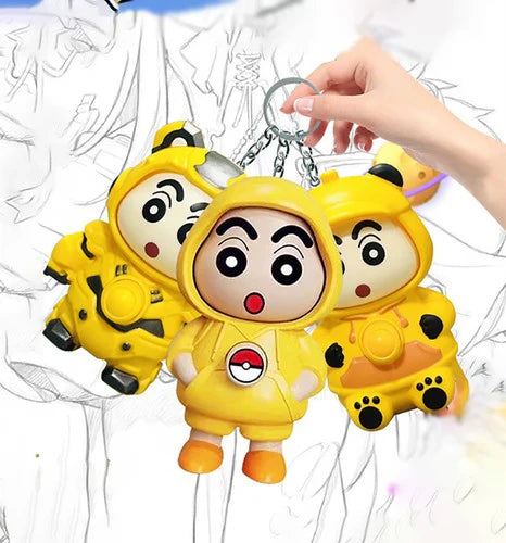 Face Changing Shinchan Surprise Figure with Keychain