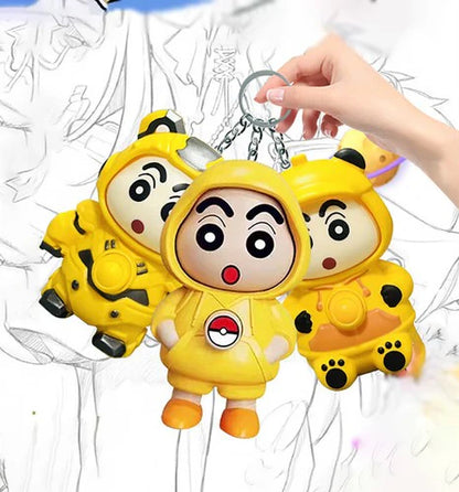 Face Changing Shinchan Surprise Figure with Keychain